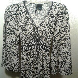 San Tropez West Tie Back Blouse Size: S
